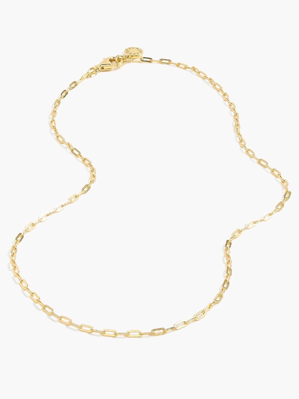 J.Crew Demi-fine 14k Gold-plated Short Chain Necklace